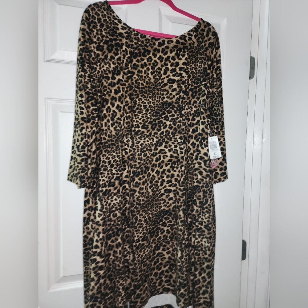 Torrid Betsey Johnson Leopard Print Dress
